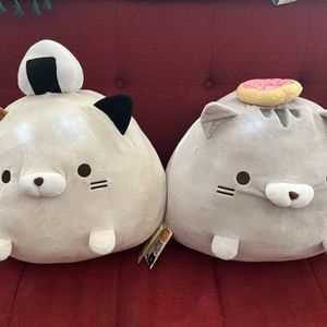 New Sasurai No Tabineco Mikemurasan Round Stuffed Toy Large (Amemorikun/Doughnut